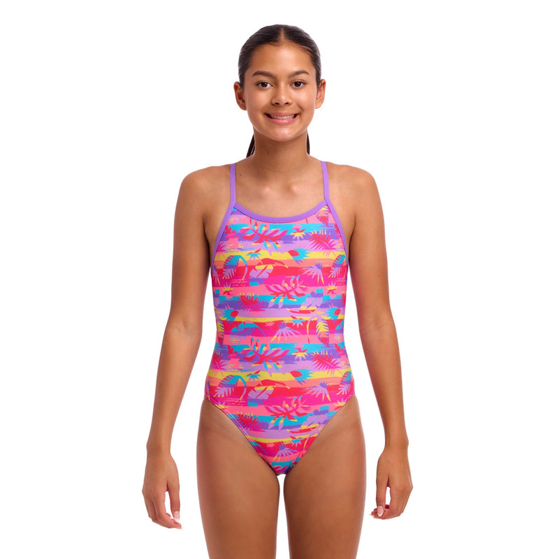 Funkita Leave In Single Strap Girls Swimsuit-Swimsuit-Funkita-SwimPath