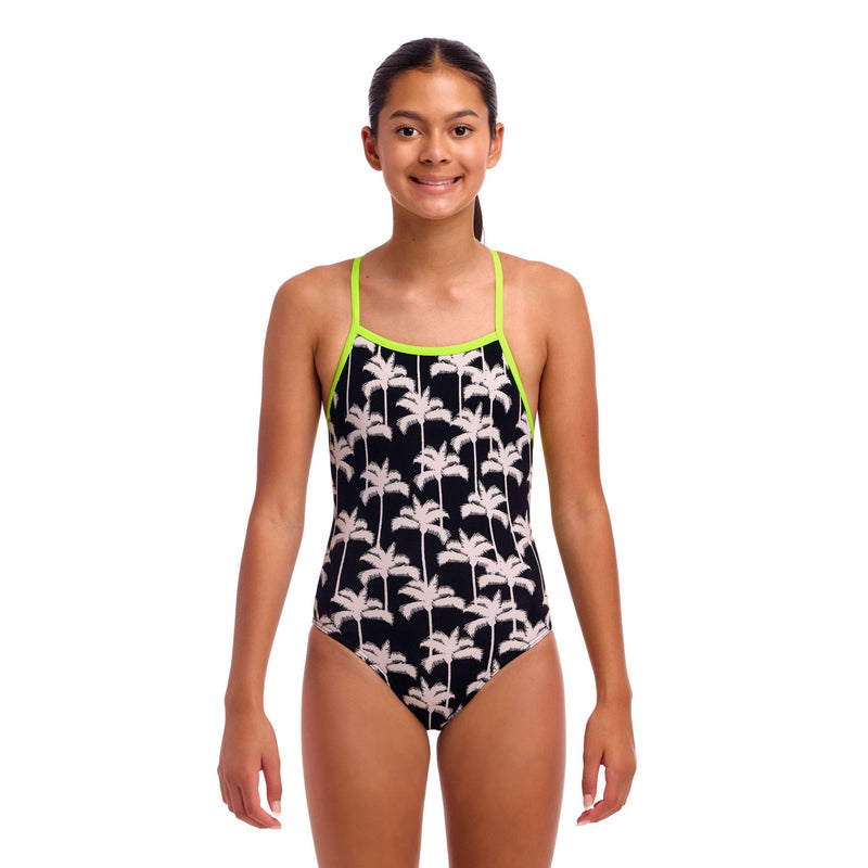 Funkita Palm Night Strapped In Girl's Swimsuit-Swimsuit-Funkita-SwimPath