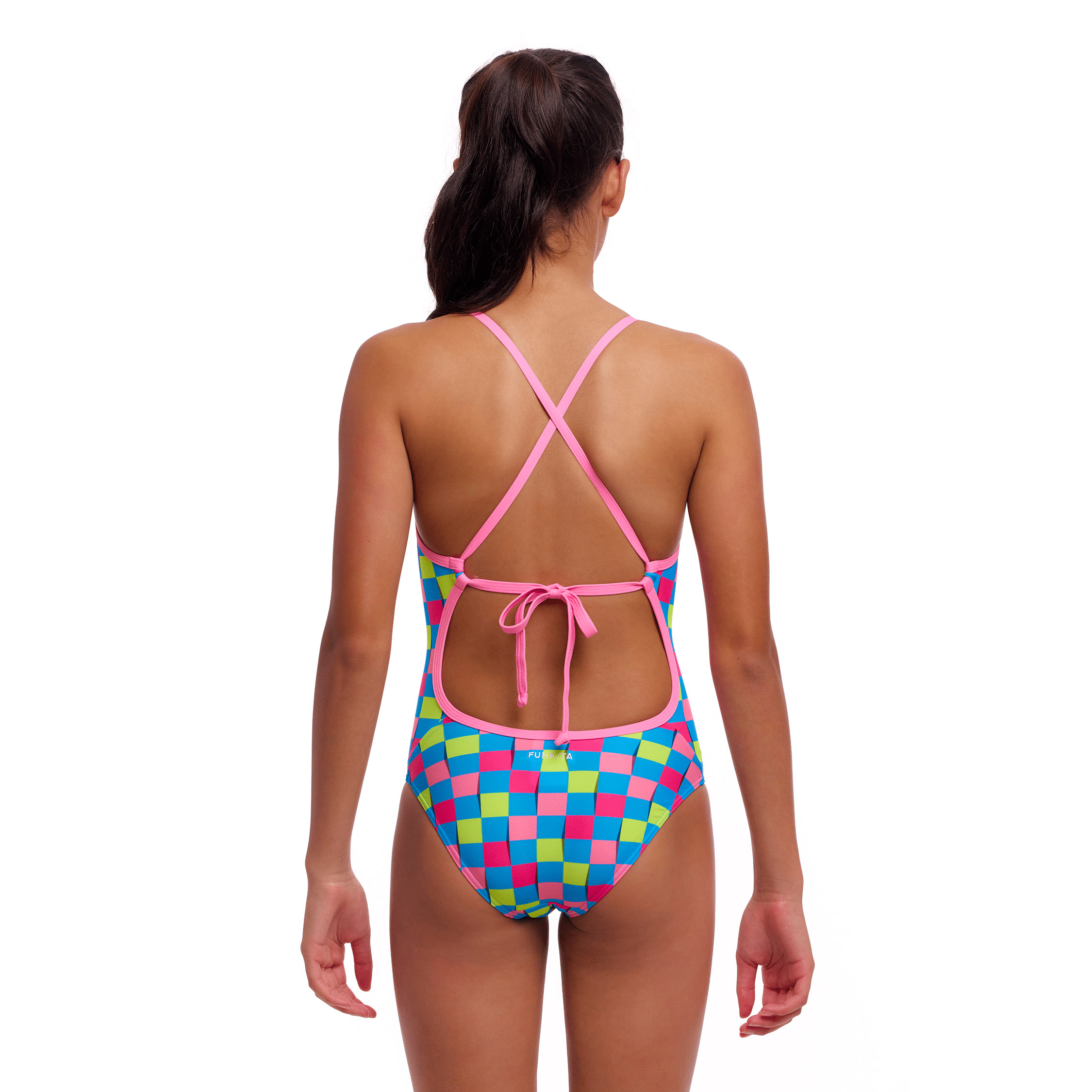 Funkita Post It Tie Me Tight Girls Swimsuit-Swimsuit-Funkita-SwimPath