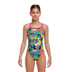 Funkita Smash Mouth Girl's Single Strap One Piece Swimsuit-Swimsuit-Funkita-SwimPath