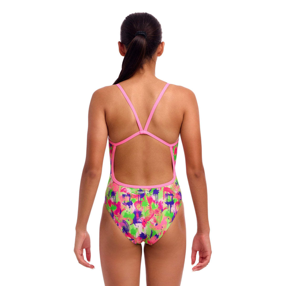 Funkita Splat Spot Single Strap Girls Swimsuit-Swimsuit-Funkita-SwimPath
