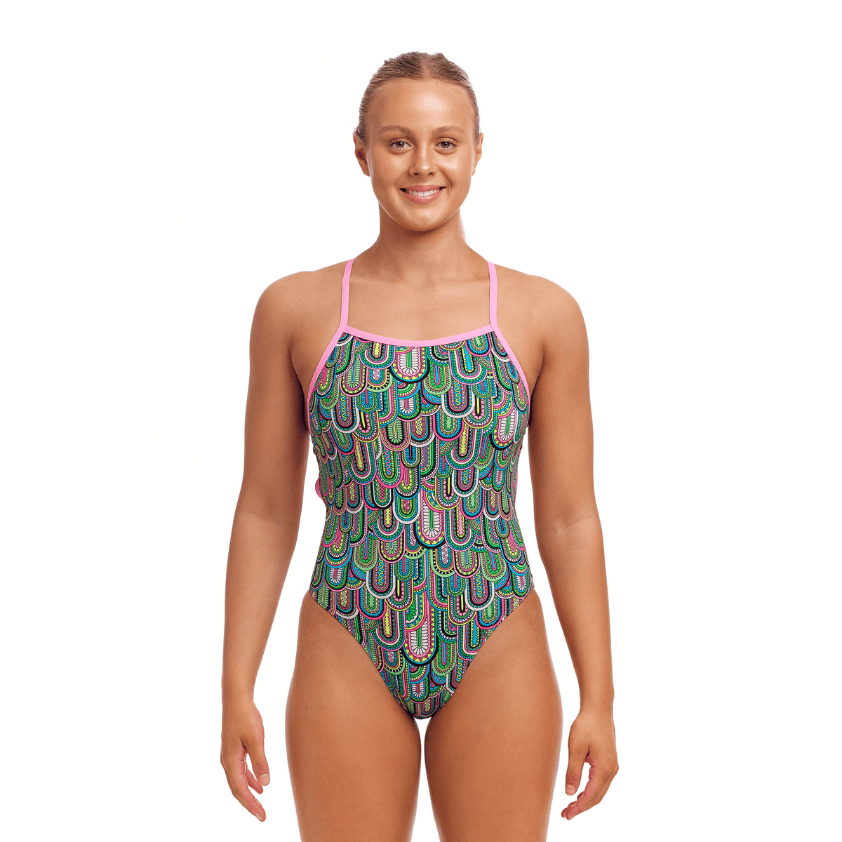Funkita Spring Flight Tie Me Tight Ladies Swimsuit-Swimsuit-Funkita-SwimPath