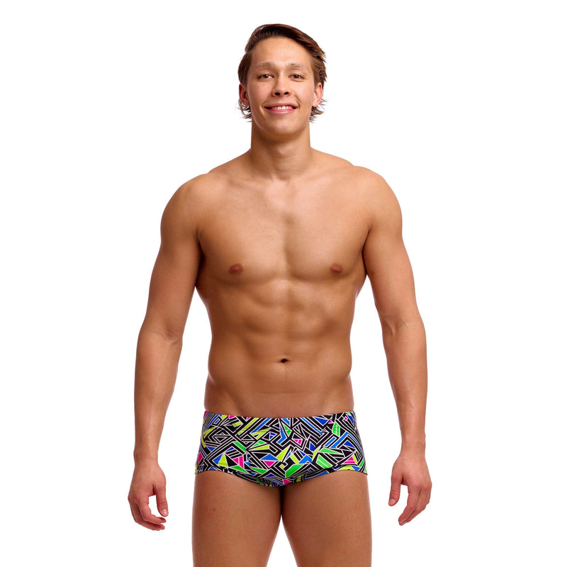Funky Trunks Bits Of Peace Men's Classic Trunks-Briefs-Funky Trunks-SwimPath