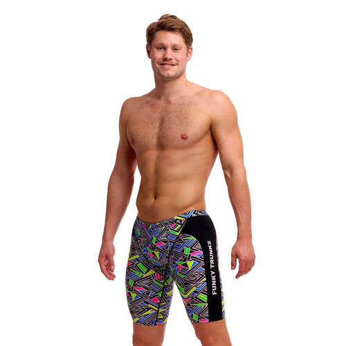 Funky Trunks Bits Of Peace Men's Training Jammers-Training Jammers-Funky Trunks-SwimPath