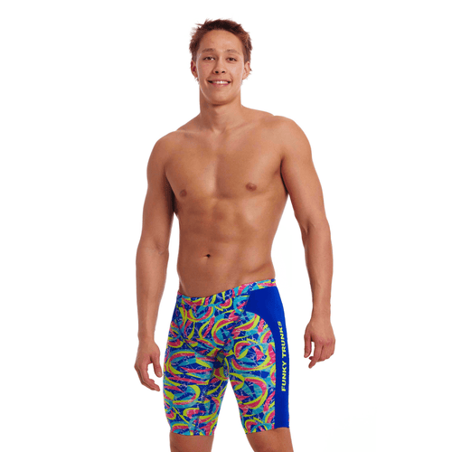 thumbnail image 2 of FEOYA Men's Racing Jammers Swim Shorts - Quick Dry, High Elasticity Swim Trunks For Training & Competition 2 of 5