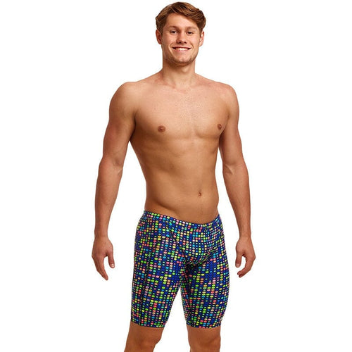 Funky Trunks Dial A Dot Men's Training Jammers-Training Jammers-Funky Trunks-SwimPath