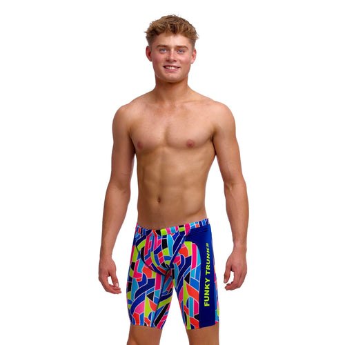 Funky Trunks Fault Lines Boy's Training Jammers-Training Jammers-Funky Trunks-SwimPath