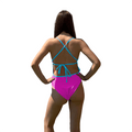 Jowe Women's Tie-Back Swimsuit - Game Pink / Calm