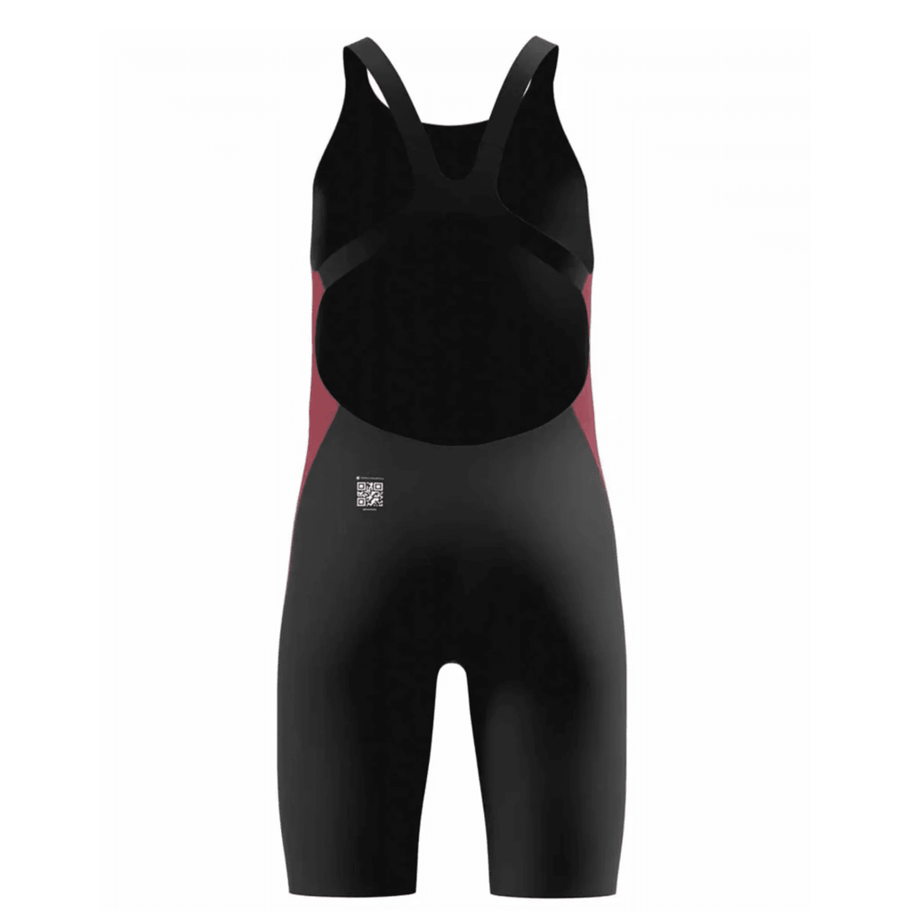 Speedo Endurance+ Max Junior Girls Kneeskin - Black/Red