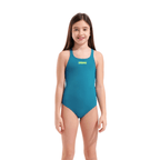 Arena Girls Team Swimsuit Challenge Solid - Blue/Water