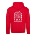 Gloucester County ASA Relay Championships 2025 Hoodie - Fire Red / Arctic White-Event-Gloucester-SwimPath