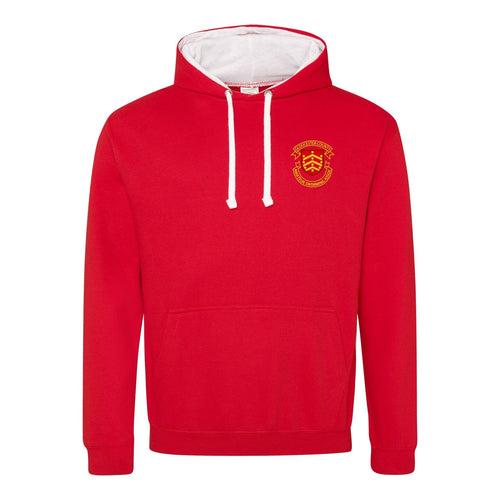 Gloucester County ASA Relay Championships 2025 Hoodie - Fire Red / Arctic White-Event-Gloucester-SwimPath