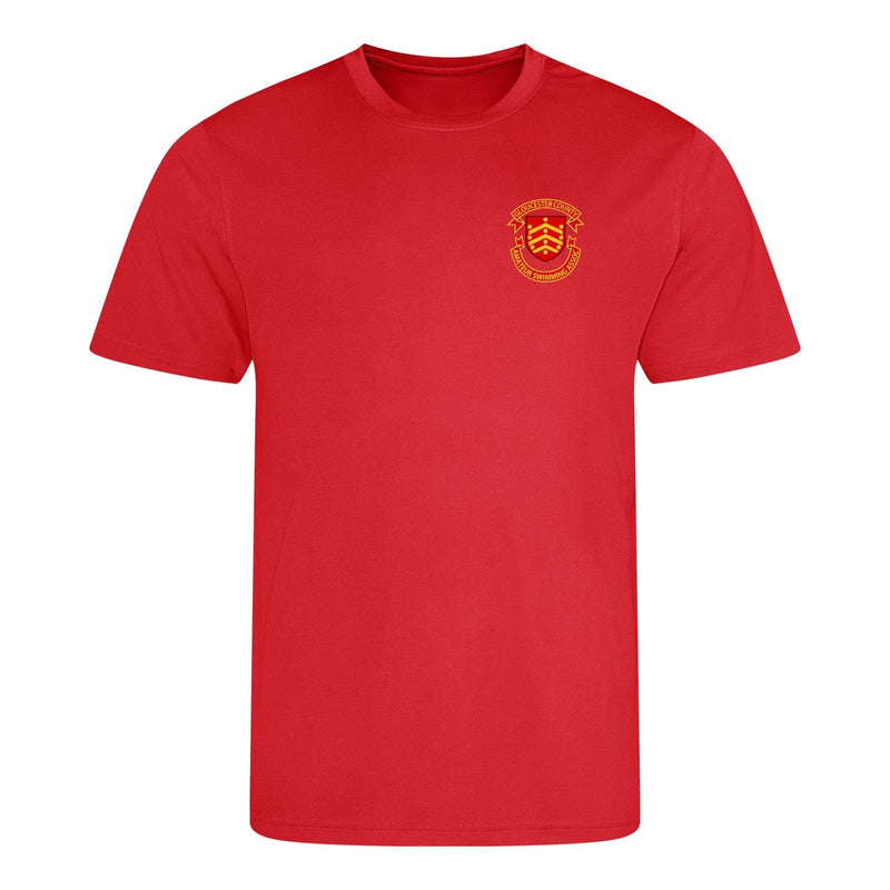 Gloucester County ASA Relay Championships 2025 T-Shirt - Fire Red-Event-Gloucester-SwimPath