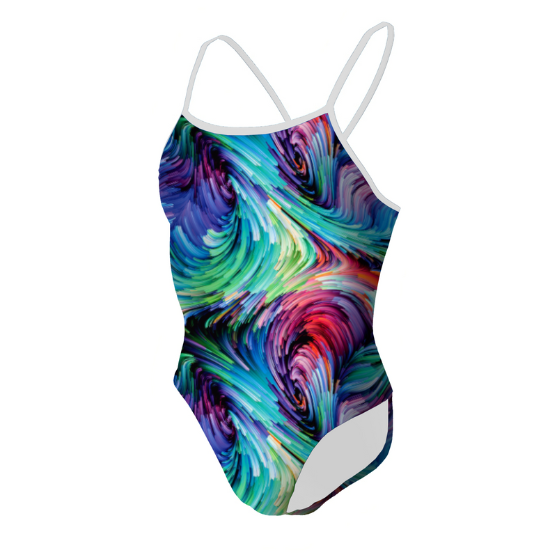 Jowe Bliss Tie-Back Swimsuit - White Strap-Swimsuit-Jowe-SwimPath