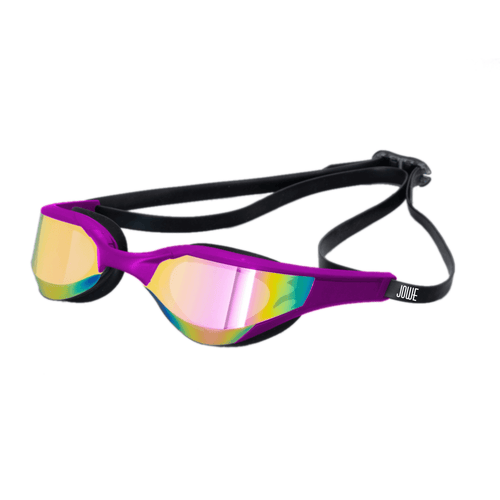 Jowe Breakout Mirrored Racing Goggles - Purple/Gold-Goggles-Jowe-SwimPath