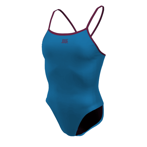Jowe Women's Tie-Back Swimsuit - New Cancun / Cabernet-Swimsuit-Jowe-SwimPath