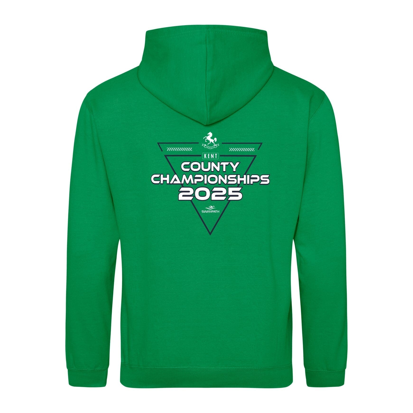 Kent County ASA County Championships 2025 Hoodie - Kelly Green-Event-Kent-SwimPath