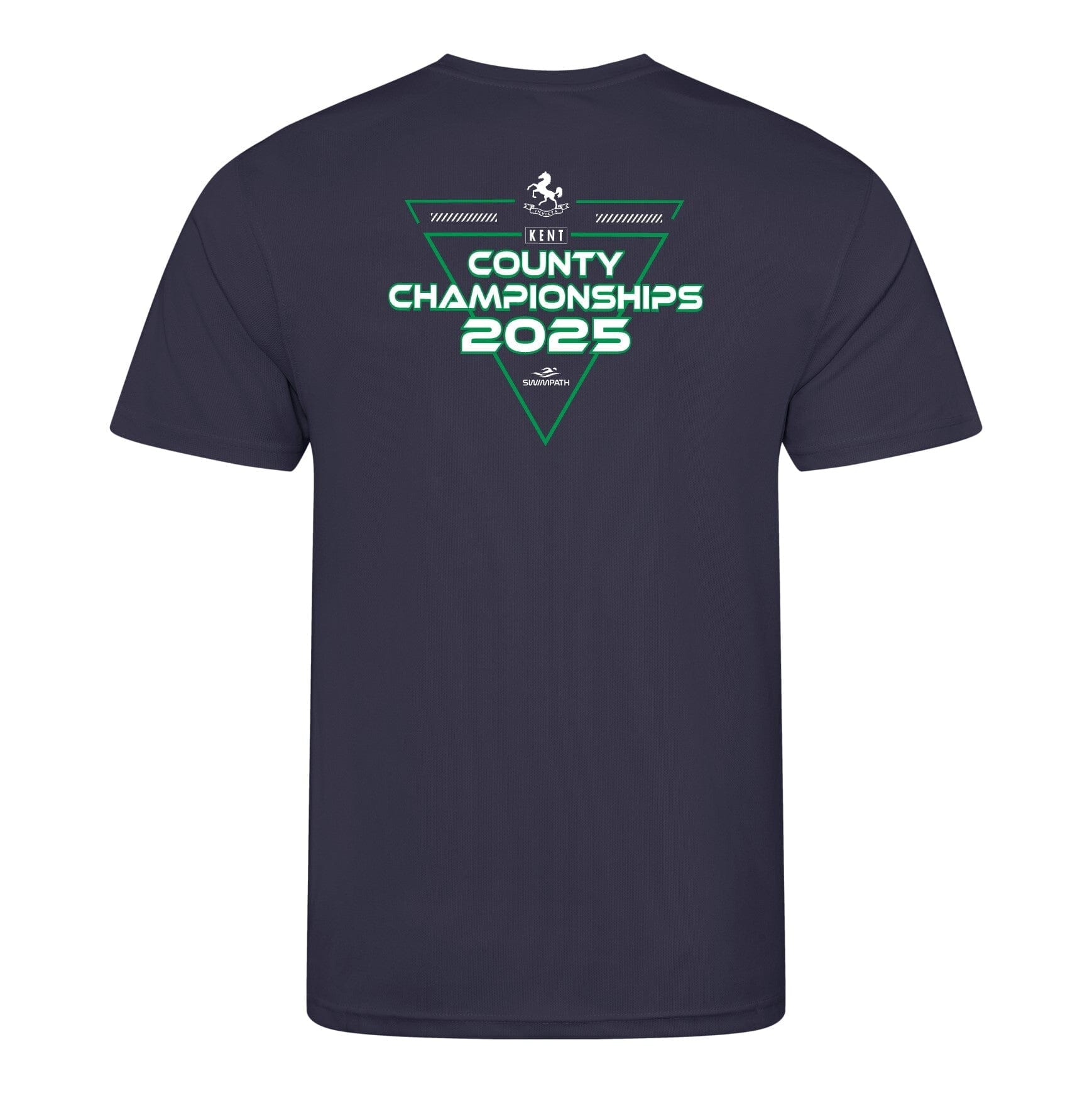 Kent County ASA County Championships 2025 T-Shirt - Oxford Navy-Event-Kent-SwimPath