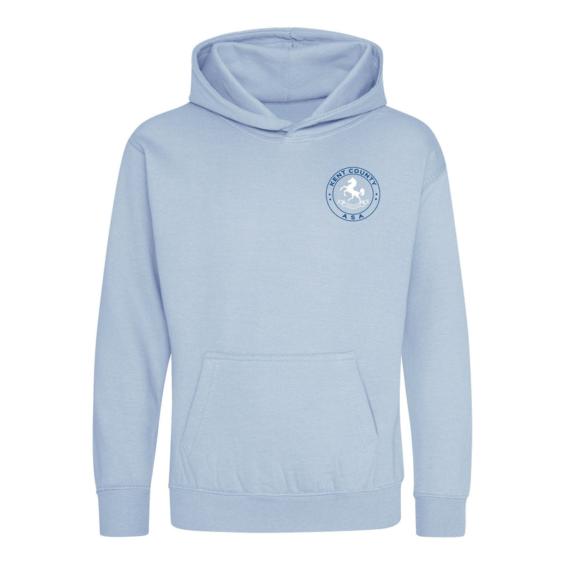 Kent County ASA County Championships 2026 Hoodie - Sky Blue / Arctic White-Event-Kent-SwimPath