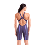 Arena Powerskin Primo Open Back Women's Limited Edition Kneeskin - Midnight Chrome-Kneeskin-Arena-SwimPath