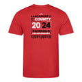 Lancashire County ASA County Championships 2024 T-Shirt - Fire Red-Event-Lancashire-SwimPath