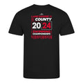 Lancashire County ASA County Championships 2024 T-Shirt - Jet Black-Event-Lancashire-SwimPath
