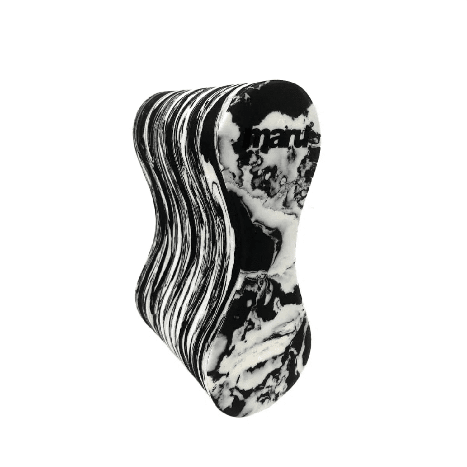 Maru Pullbuoy - Black/White-Pull Buoy-Maru-SwimPath