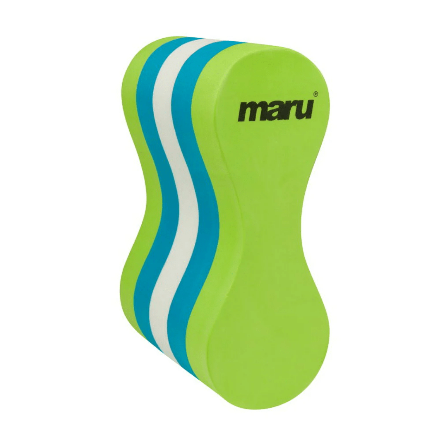 Maru Adult Pullbuoy - Lime/Blue-Pull Buoy-Maru-SwimPath