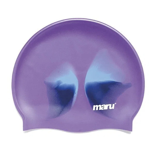 Maru Swimming Cap - Purple/Blue/Light Blue