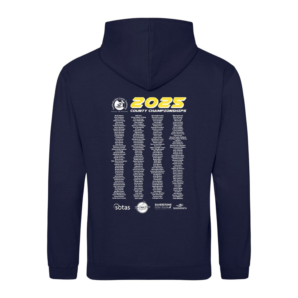 Pembrokeshire County Championships 2025 Hoodie - Oxford Navy-Event-Pembrokeshire-SwimPath