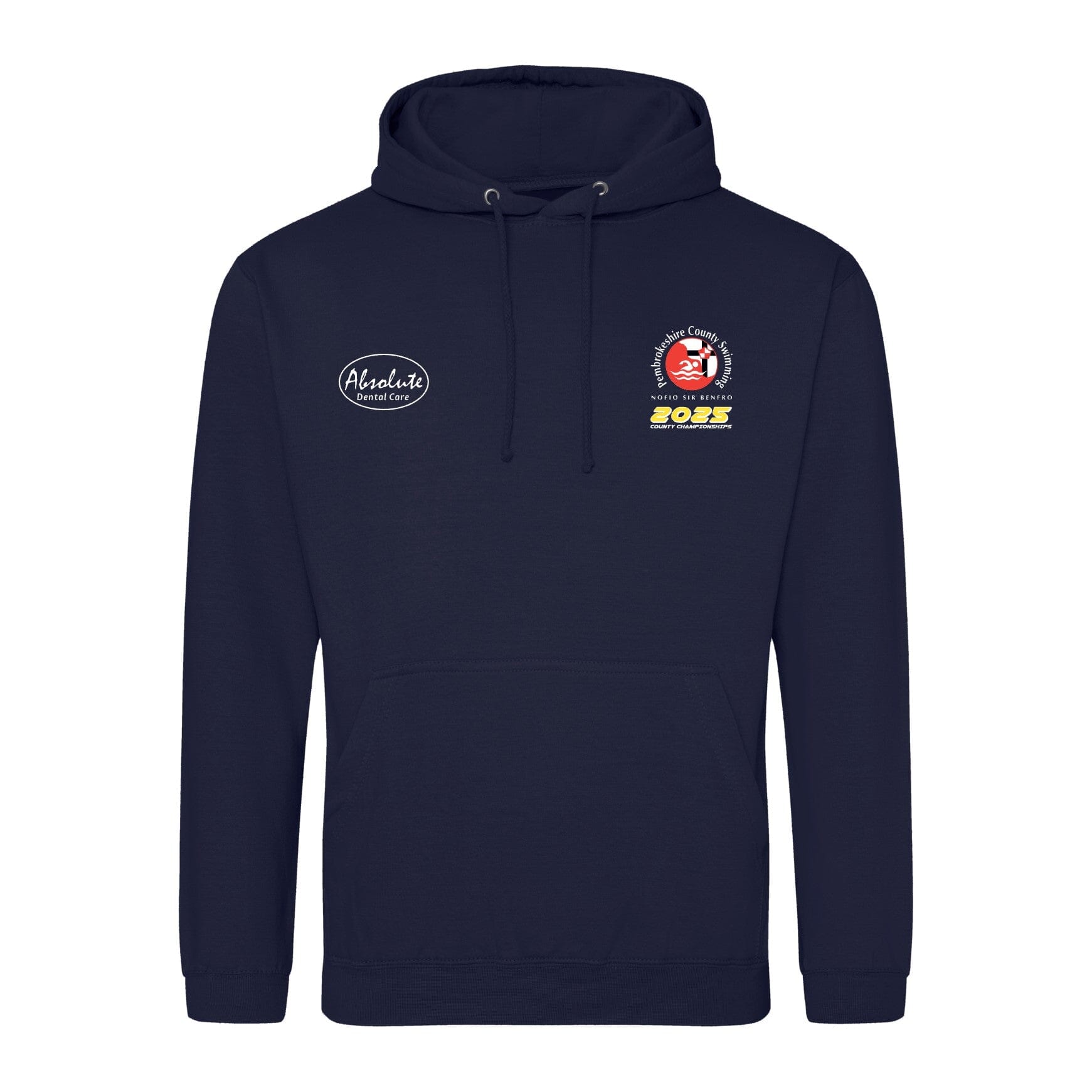 Pembrokeshire County Championships 2025 Hoodie - Oxford Navy-Event-Pembrokeshire-SwimPath