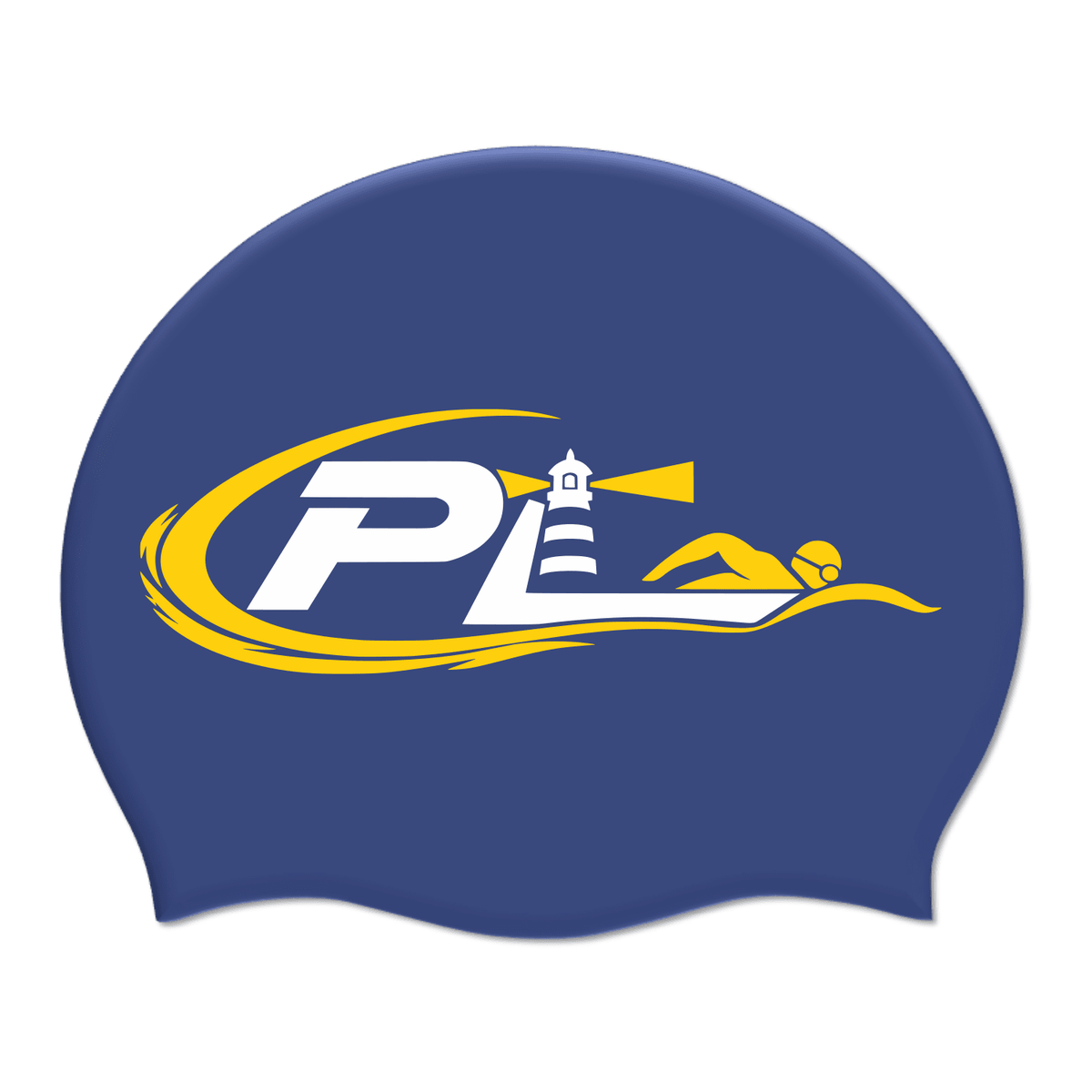 Plymouth Leander Silicone Swimming Cap - Navy-Team Kit-Plymouth-SwimPath