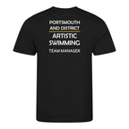 Portsmouth and District Artistic Swimming Team Shirt-Team Kit-Portsmouth & District-Team Manager-9-11-SwimPath