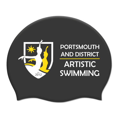 Portsmouth and District Artistic Swimming Team Silicone Suede Swimming Cap-Team Kit-Portsmouth & District-SwimPath