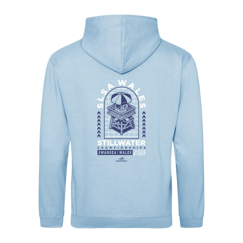 SLSA Wales Stillwater Championships 2026 Hoodie - Ice Blue-Event-SLSA Wales-SwimPath