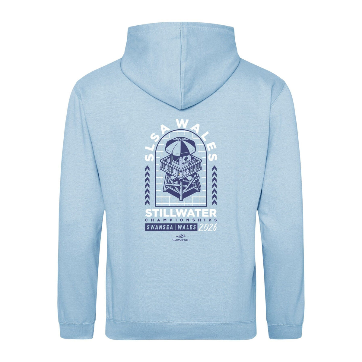 SLSA Wales Stillwater Championships 2026 Hoodie - Ice Blue-Event-SLSA Wales-SwimPath