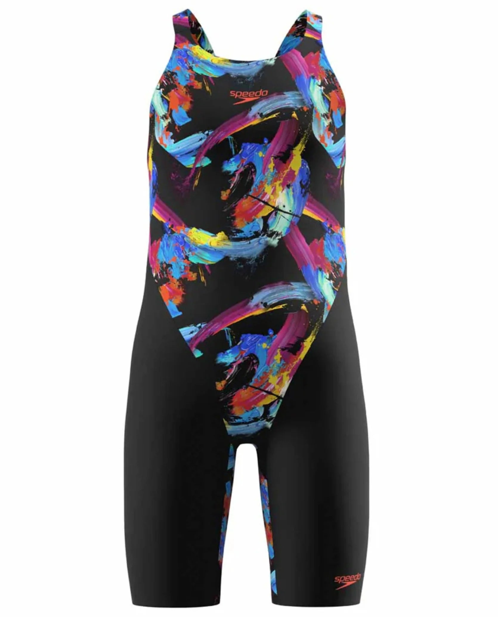 Speedo Endurance+ Max Junior Girls Kneeskin - Black/Multi