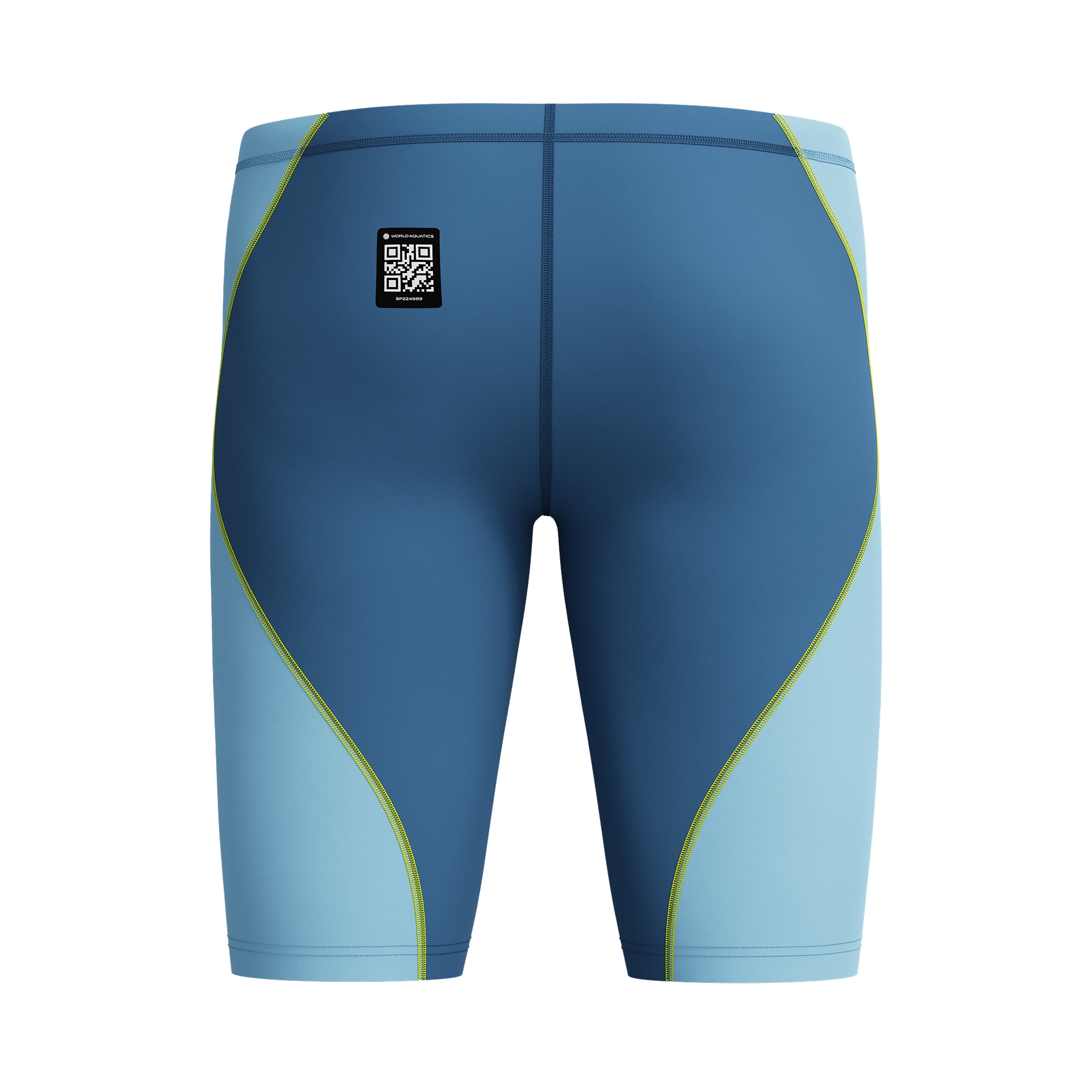 Speedo Mens Fastskin HyperSpark Solid Jammer - Night/Sevres Blue-Jammers-Speedo-SwimPath