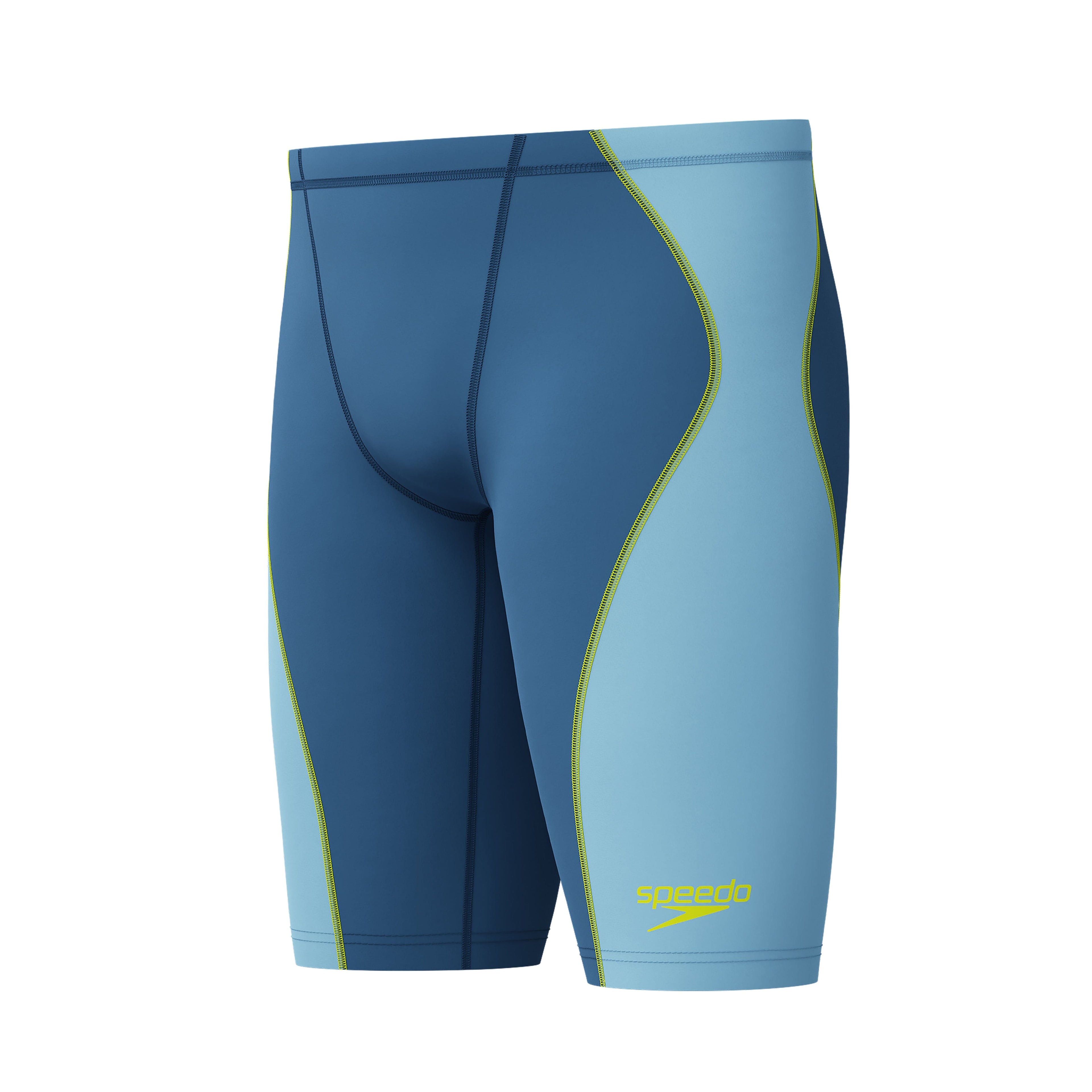 Speedo Mens Fastskin HyperSpark Solid Jammer - Night/Sevres Blue-Jammers-Speedo-SwimPath