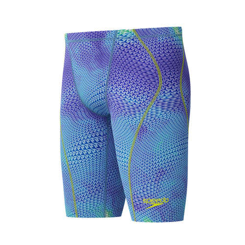 Speedo Boys Fastskin HyperSpark Solid Jammer - Under Current/Sugar Blue-Jammers-Speedo-SwimPath