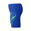 Speedo Boys Medley Logo Jammer - Blue/Light Green-Training Jammers-Speedo-SwimPath