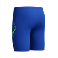 Speedo Boys Medley Logo Jammer - Blue/Light Green-Training Jammers-Speedo-SwimPath