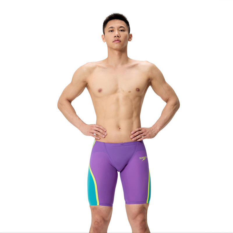 Speedo Fastskin LZR Pure Intent 2.0 Men's Jammers - Galaxy Grape/Mayan Blue-Jammers-Speedo-SwimPath