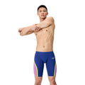 Speedo Fastskin LZR Pure Intent 2.0 Men's Jammers - Noble Navy/Jelly/Hyper Yellow-Jammers-Speedo-SwimPath