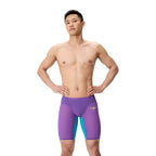 Speedo Fastskin LZR Pure Valor 2.0 Mens Jammers - Galaxy Grape/Mayan Blue-Jammers-Speedo-SwimPath