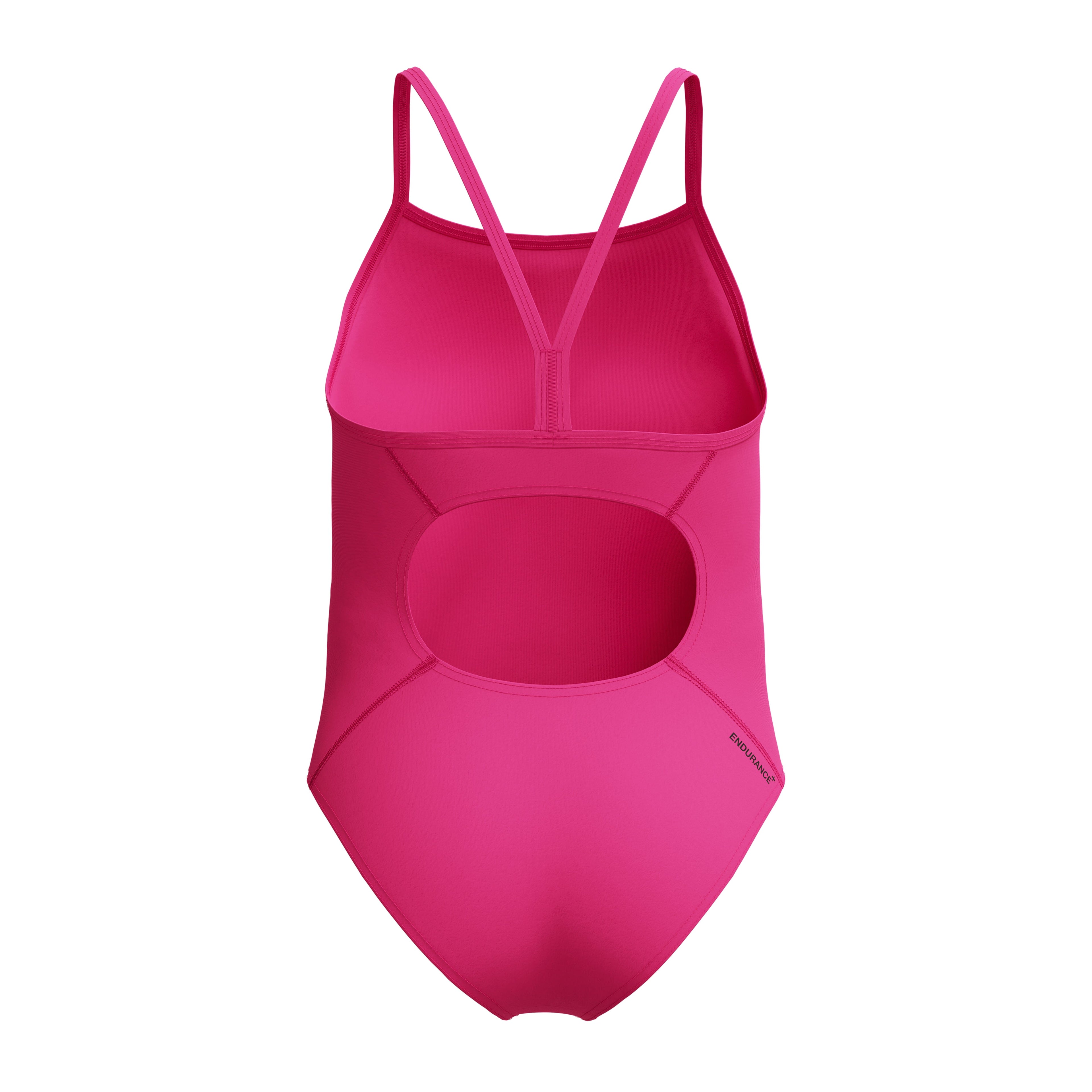 Speedo Girls Endurance+ Logo Thinstrap Swimsuit - Pink-Swimsuit-Speedo-SwimPath