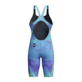 Speedo Girls Fastskin HyperSpark Solid Openback Kneeskin - Under Current/Sugar Blue-Kneeskin-Speedo-SwimPath