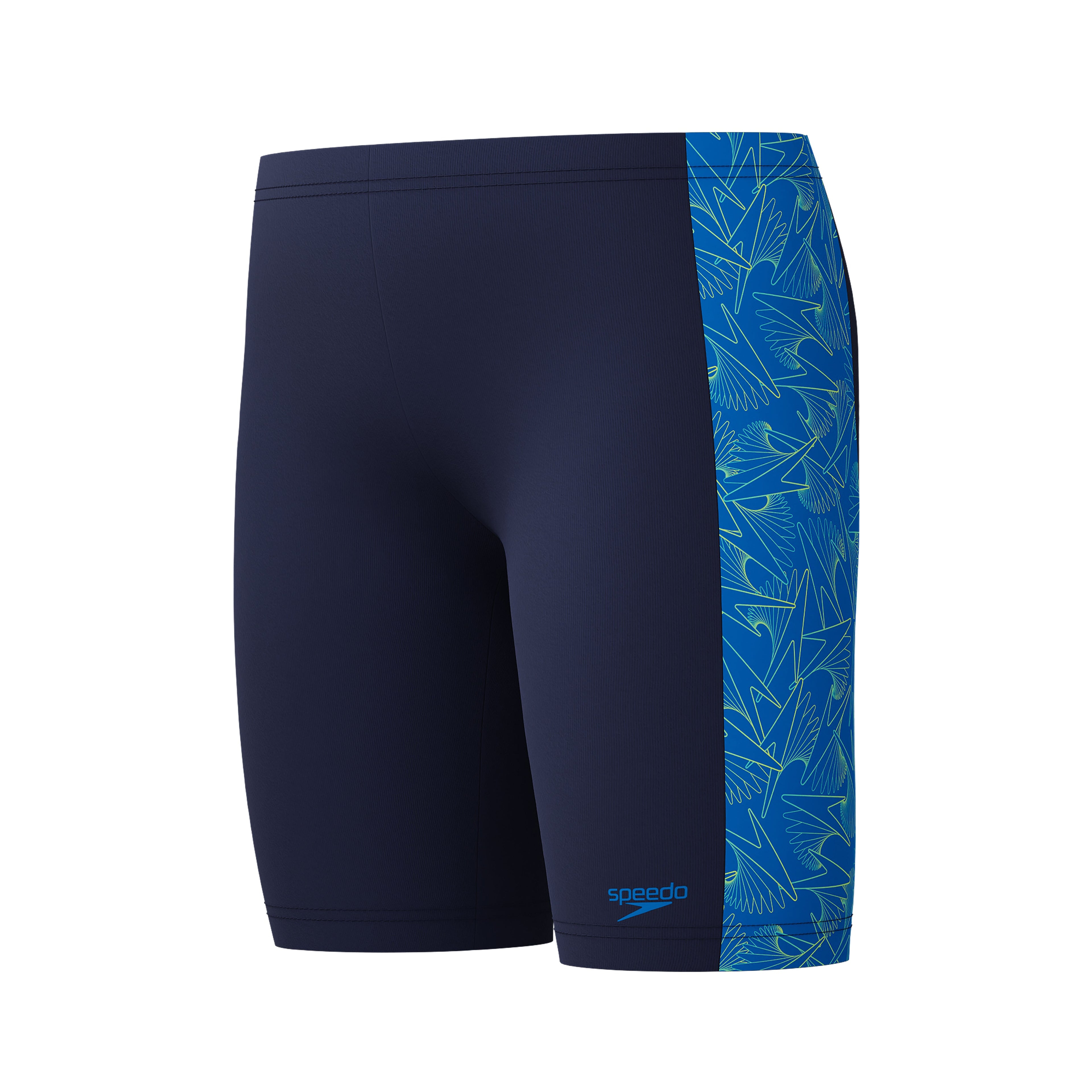 Speedo Junior Boys HyperBoom Panel Jammer - Navy/Blue-Training Jammers-Speedo-SwimPath