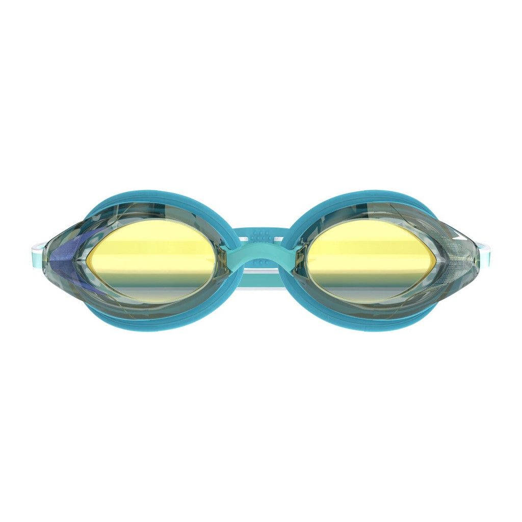 Speedo Women's Vanquisher 3.0 Mirror - Blue/Gold-Goggles-Speedo-SwimPath