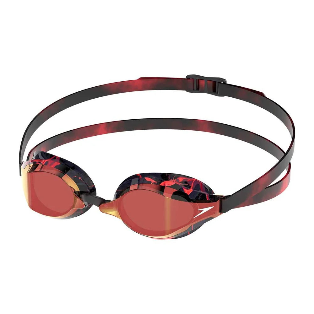 Speedo Fastskin Speedsocket 2 Mirror Goggles - Black / Red-Goggles-Speedo-SwimPath